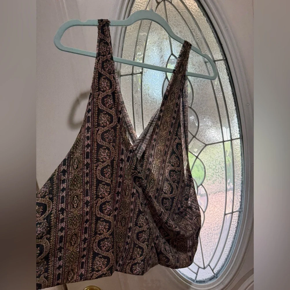 Free people Your twisted tee  XL, black version. NWT